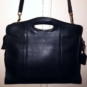 VTG Coach XL Business Tote Shopper Crossbody Bag